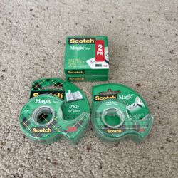 New Unopened Scotch Tapes, All For $2