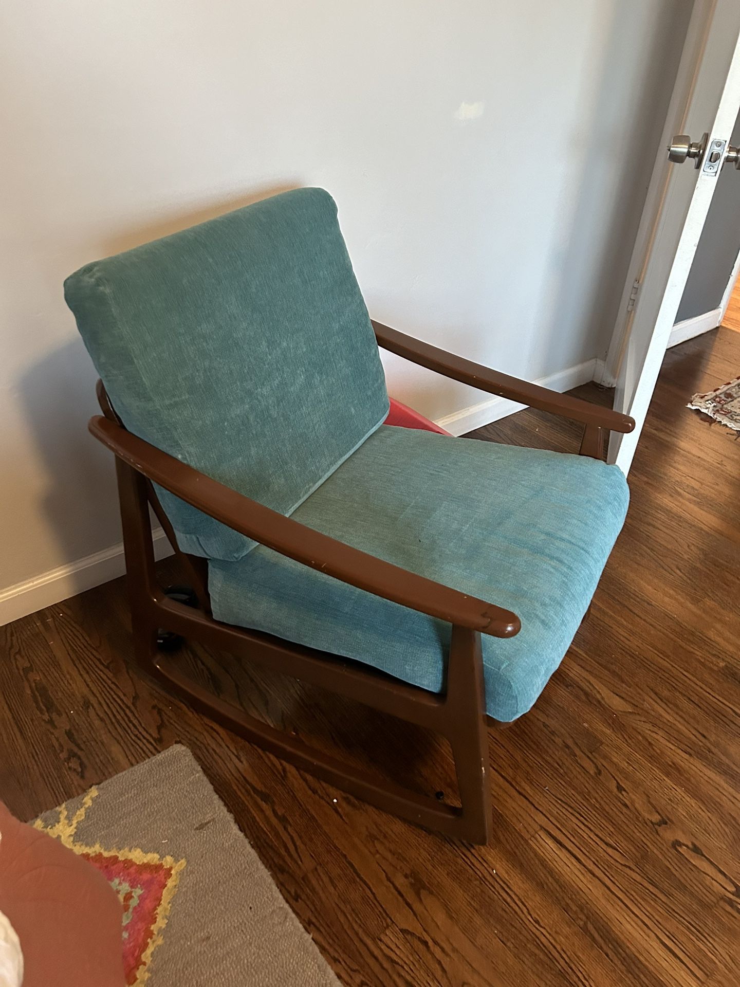 Vintage Mid Century Modern Rocking Chair 