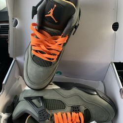 Undefeated x Air Jordan 4 Retro 2025 Green (IB1519-200)SIZE 11