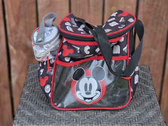 Disney Mickey Mouse Babies Carry On Bag With Bottle 🍼 Pack