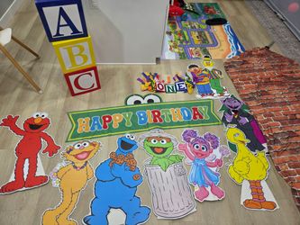 Sesame Street Party Decorations !