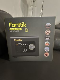Fanttik S300 Cross Portable Tire Inflator,Paddle Board Pump W Light & Power Bank