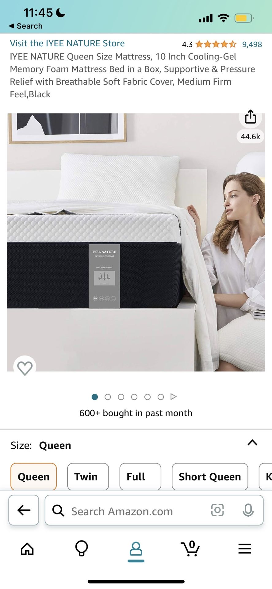 Queen 10” Mattress