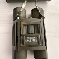 2 Pairs Tasco Travel Binoculars With Case