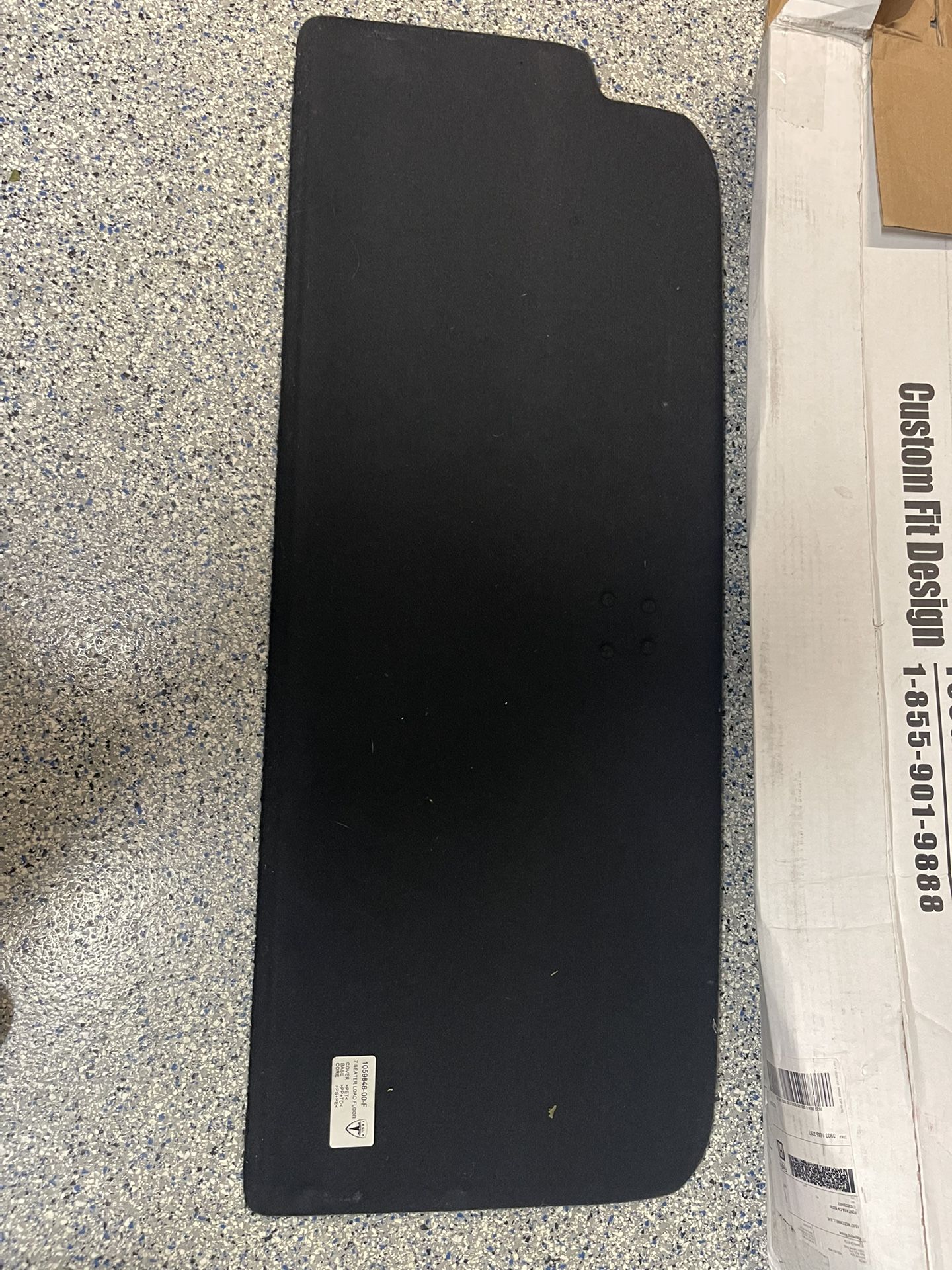 2016-2020 Tesla Model X Rear Trunk Load Floor Carpet Mat Assembly