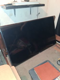65" Sharp Flat Screen TV (Needs Power Cord & Remote)