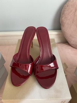 cherry red heels