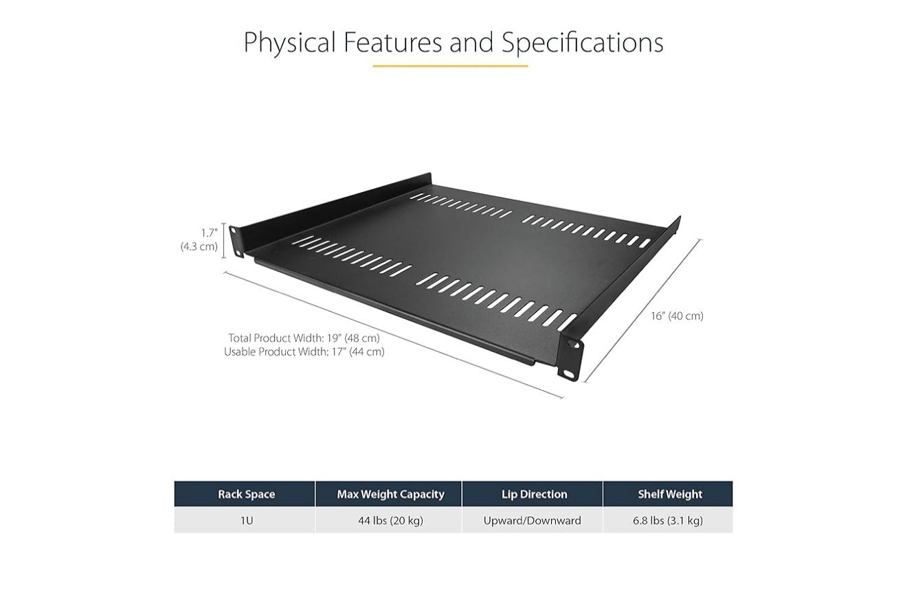 Startech 1U 16” Shelf - Unopened Box