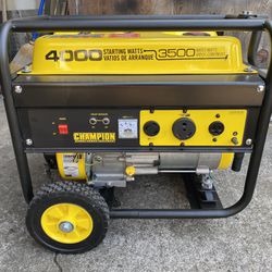 Champion 4000 Generator ( Like New )