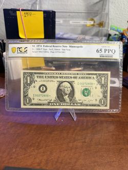$1 1974 Federal Reserve Note Minneapolis
