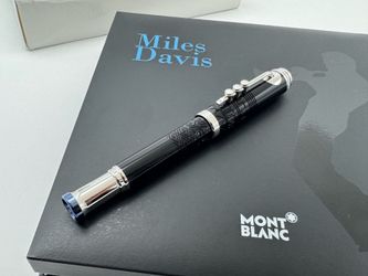 MONTBLANC 2016 SPECIAL EDITION MILES DAVIS ROLLERBALL PEN NEW 100% GENUINE RARE