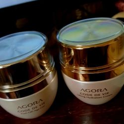 Very expensive aging cream  & cleanser