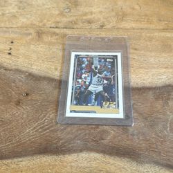 1992-93 Topps Shaquille O’ Neal Rookie Gold Raw