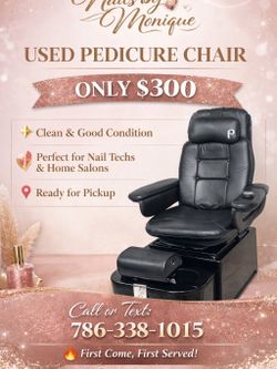 Pedicure chair