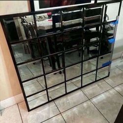 Square Wall Mirror Beveled Glass
