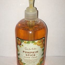 New pumpkin spice soap.