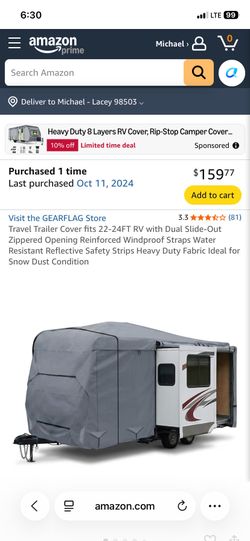 RV Trailer Cover Brand New