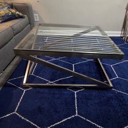 Silver Square Coffee Table