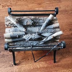 Chimenea eléctrica  para iluminar tu sala