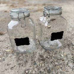 2 Gallon Glass Jars 