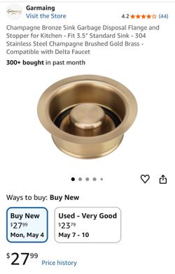 Sink drain and cover for garbage disposal