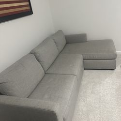 Crate and Barrel Sectional Sofa