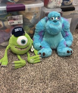 2 PCs monsters Inc. stuffed animals set $15 Each or $30 for all
