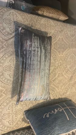 NEW metallic pillow
