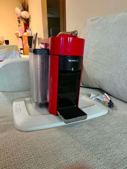 Nespresso coffee machine with Nespresso Milk Frother