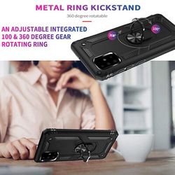 Blue Rugged Phone Case with Kickstand A51/m40s