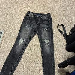 Purple Jeans Size 32 Worn Once 