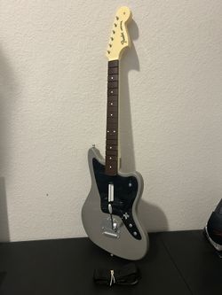 Rock Band 4 Wireless Gray Jaguar Guitar - Xbox  One