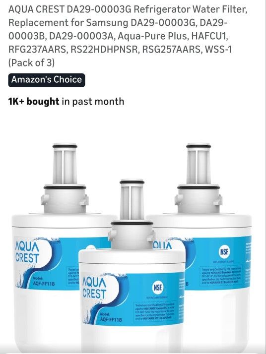 Refrigerator Water Filter