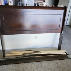 Queen footboard and headboard
