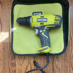 Corded 3/8” Drill And Bag