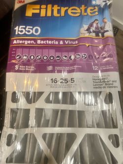 3M Filtrete 1550 Air Filter 16x25x5