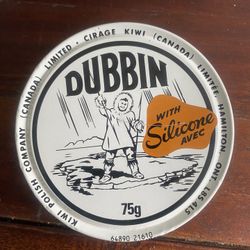 Vintage Kiwi Canada Silicone Wax Tin w/Wax