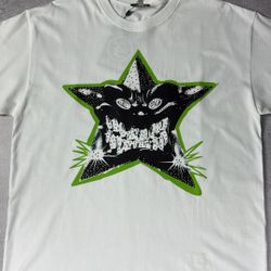 Hellstar Star T-Shirt ‘White’ ‘Path Too Paradise’ 