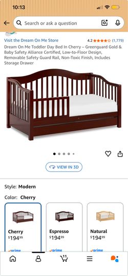 Toddler bed!