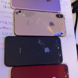4/5 iPhones For Sale, BROKEN OR CRACKED They Do Not Turn On 