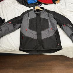 Gear. Motorcycle Jacket, Boots And Pant.