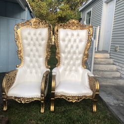 Gold Throne Chairs