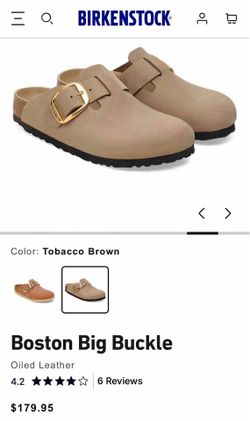 Birkenstock Boston Big Buckle (NEW)