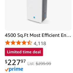 Dehumidifier,AEOCKY Max 80 Pint/Day Smart Compressor Dehumidifier with Drain Hose, Intelligent Humidistat,f