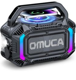100W Portable Bluetooth Speaker with Bass, IPX7 Waterproof & Floatable, 20H Playtime, RGB Light, Loud Speakers with TWS