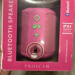 Pink Bluetooth Proscan Speaker