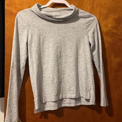 Grey Long Sleeve Turtle Neck
