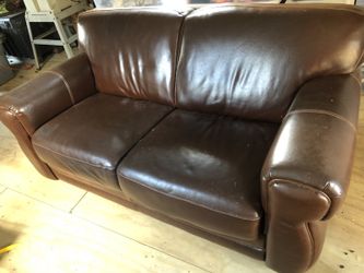 Leather couch
