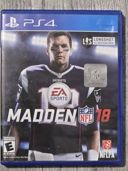MADDEN 18 FOR THE PS4 