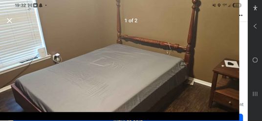 Queen size bedframe :) (matress not included)